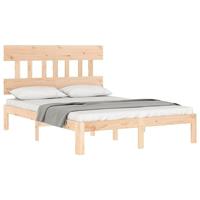 Bedframe zonder matras massief grenenhout 140x190 cm - thumbnail