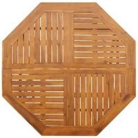 Tuintafel inklapbaar 110x75 cm massief acaciahout - thumbnail