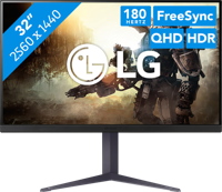 LG UltraGear™ 32GS85Q-B.AEU 32 inch gaming pc-monitor - IPS-paneel QHD-resolutie (2560 x 1440), 1ms 180Hz, HDR 10, DCI-P3 98% (CIE1976), AMD FreeSync, compatibel met NVIDIA G-Sync - thumbnail