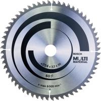Bosch Accessories Multi Material 2608640449 Hardmetaal-cirkelzaagblad 254 x 30 x 3.2 mm Aantal tanden: 60 1 stuk(s) - thumbnail