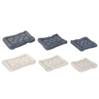 Hondenbed Home ESPRIT Beige Grijs Crème Donker grijs 72 X 60 X 9 CM 2 Stuks - thumbnail