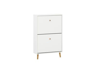 Schildmeyer Schoenenkast Bjarne (2 vakken, mat wit)