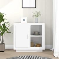 Dressoir 80x40x75 cm wit - thumbnail