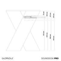 Glorious Sound Desk Pro walnoot - thumbnail