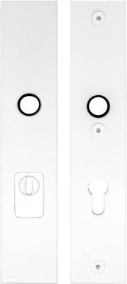 Formani Square LSQSM-50KT massieve veiligheidsschilden met kerntrekbeveiliging kruk/kruk SKG*** PC92 - wit