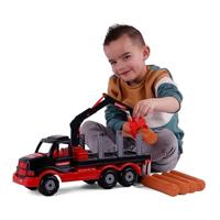 Cavallino mammoet torpedo hout vrachtwagen, 47,5cm - thumbnail