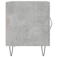 Nachtkastjes 2 st 40x40x50 cm bewerkt hout betongrijs - thumbnail