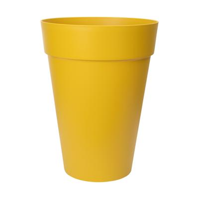 Elho loft urban bloempot rond hoog 35 cm oker