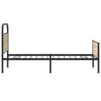 Bedframe zonder matras bewerkt hout sonoma eikenkleur 107x203cm - thumbnail