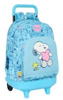 Schoolrugzak Snoopy Love Blauw 33 x 45 x 22 cm - thumbnail