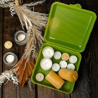 Rotho Fun Lunchbox Vierkant 2.35L Horizon Blauw - thumbnail