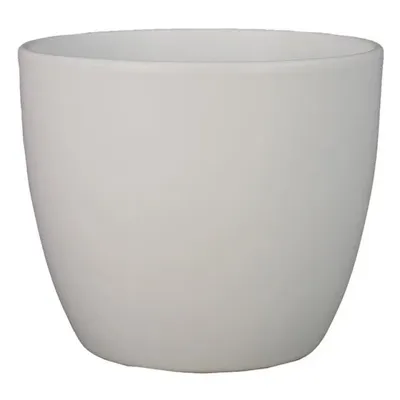 Floran bloempot boule 7,5x6 cm wit mat