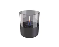 Lilly Glass 10 cm - donker grijs - thumbnail