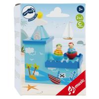 Small Foot Houten Muziekdoos en Spaarpot Piraat - thumbnail