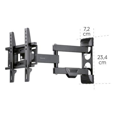 Hama TV-Muurbeugel Volledig Flexibel voor Beeldscherm 48-122 cm Zwart