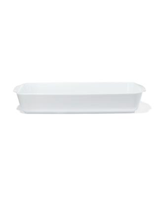 HEMA Ovenschaal 31x19x5.5cm porselein wit (wit)