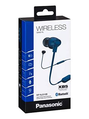 Panasonic RP-NJ310BE-A hoofdtelefoon/headset In-ear Bluetooth Blauw Panasonic RP-NJ310BE-A hoofdtelefoon/headset In-ear Bluetooth Blauw