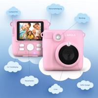 Lamax InstaKid1 Polaroidcamera Pink Geïntegreerde accu, Met ingebouwde flitser, Full-HD video-opname, Spatwaterdicht - thumbnail