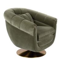 Dutchbone Member fauteuil Olive - thumbnail
