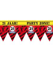 Afzetlint 21 jaar Partyzone - thumbnail
