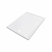 GO by Van Marcke Eden douchebak witte acryl 100x80x3.5 cm kleurvast behoudt een ongeschonden glans geluidsdempend eenvoudig te reinigen 16 mm verstevigde bodemlaag en fiberlaag LUNA 100X80X3 - thumbnail