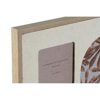 Fotolijsten Home ESPRIT Beige Kristal Hout MDF Scandinavisch 34 X 2 X 39 cm