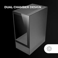 ATX Semi-toren BehuizingMars Gaming MCXO Zwart - thumbnail