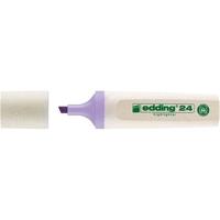 Markeerstift edding 24 eco 2-5mm pastel violet | 10 stuks - thumbnail
