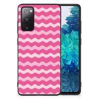 Samsung Galaxy S20 FE Back Case Waves Pink - thumbnail