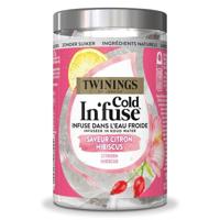 Twinings Cold infuse citroen hibiscus 10 Zakjes - thumbnail