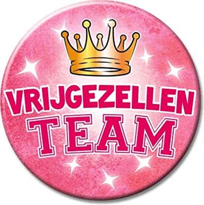 XL Button vrijgezellen team
