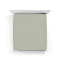 Bella Donna Bella Donna Hoeslaken Jersey Eenpersoons grijsgroen-0633 90/190-100/220 - thumbnail