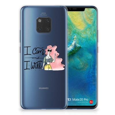 Huawei Mate 20 Pro Telefoonhoesje met Naam i Can Huawei Mate 20 Pro Telefoonhoesje met Naam i Can