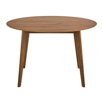 Bendt Ronde Eettafel 'Torkil' 105cm, kleur Walnoot