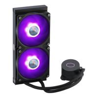 MasterLiquid ML240L V2 RGB - Vloeistof-koelsysteem - 2 x 120 mm - voor Socket LGA2066, LGA2011-v3, LGA2011, LGA1151, LGA1150, LGA1155, LGA1156, LGA1366, AM4, AM3+, AM3, AM2+, AM2, FM2+, FM2, FM1 - thumbnail