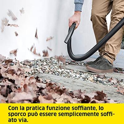 Kärcher Home & Garden WD 1 Compact Battery 1.198-301.0 Nat- en droogzuiger 230 W 7 l Incl. accu Kärcher Home & Garden WD 1 Compact Battery 1.198-301.0 Nat- en droogzuiger 230 W 7 l Incl. accu