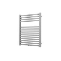 Designradiator Plieger Roma M 80,5 x 60 cm 458 Watt Middenaansluiting Pearl Grey - thumbnail