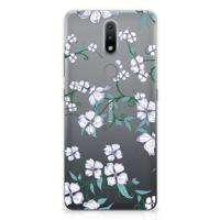 Nokia 2.4 Uniek | TPU Case | Blossom White - thumbnail