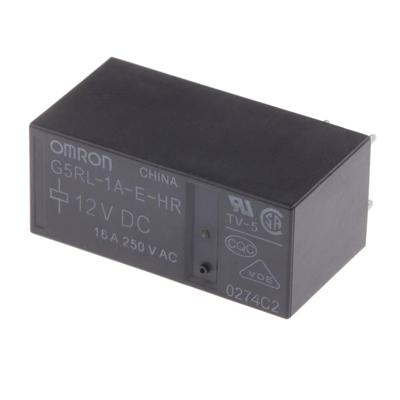Omron G5RL-1A-E-LN-DC12 Powerrelais 12 V/DC 1x NO 1 stuk(s) Bag