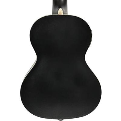 Kala Jazz Tenor Ukulele Metallic Black met soft-case - thumbnail