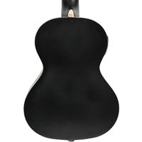Kala Jazz Tenor Ukulele Metallic Black met soft-case - thumbnail