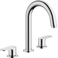 Hansgrohe Wastafelmengkraan 3-gats Vernis Blend Met Trekwaste Chroom - thumbnail
