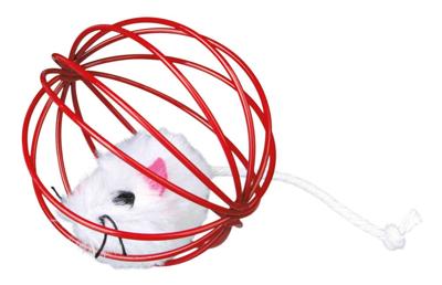 Trixie 4123 pluche bal met klem, ø 3 cm