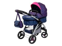 Bayer Design Poppenwagen City Max met tas (Blauw) - thumbnail