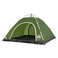 VidaXL Tent 5-persoons snelontgrendeling groen - thumbnail