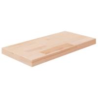 Plank 40x20x2,5 cm onbehandeld massief eikenhout - thumbnail