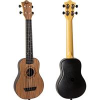 Flight Travel Series TUSL50 Walnut Salamander Concert Scale sopraan ukelele met gigbag - thumbnail