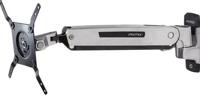 Ergotron Interactive Arm LD Monitor-wandbeugel 1-voudig 38,1 cm (15) - 106,7 cm (42) Zwart, Zilver Kantelbaar en zwenkbaar, Roteerbaar - thumbnail