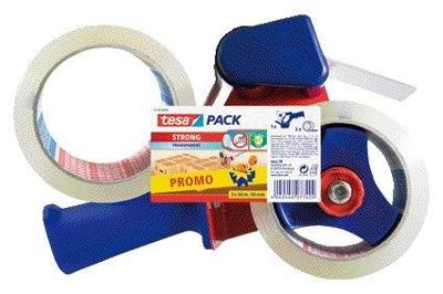 Tesa handdozensluiter met 2 rollen tape Tesa handdozensluiter met 2 rollen tape