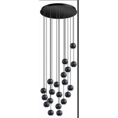 ETH Design hanglampGrace 20-lichts zwart - 05-HL4514-30